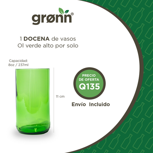 Low Transparent Glass / 4 pack 8oz