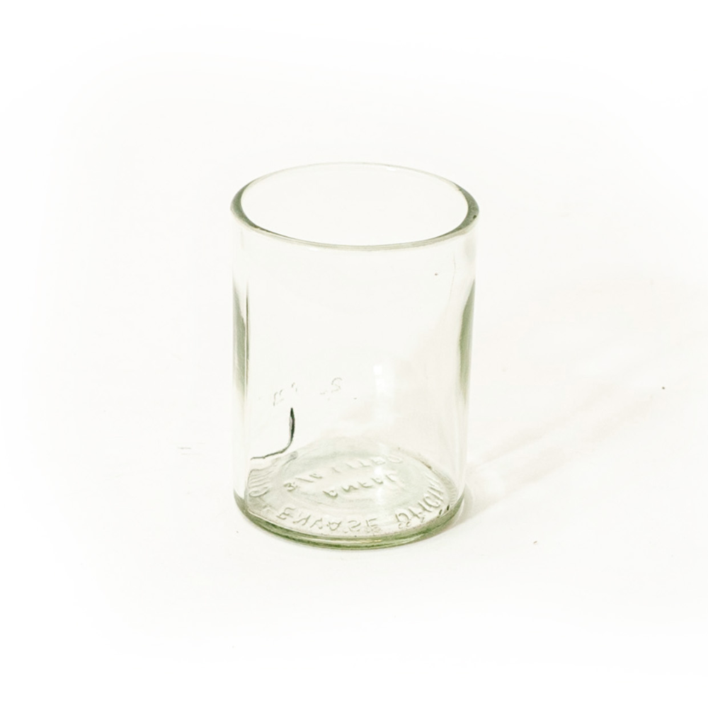 Low Transparent Olive Glass / 4 pack 350ml