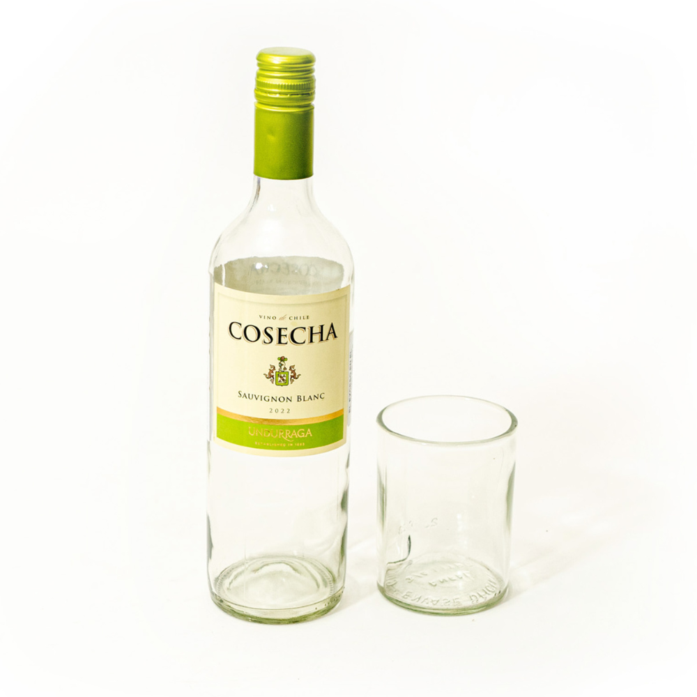 Low Transparent Olive Glass / 4 pack 350ml