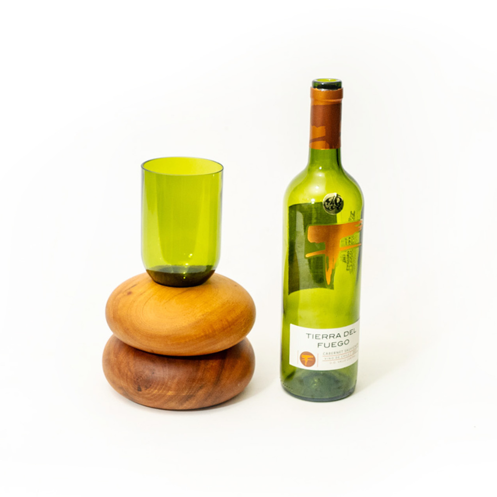Maceta Stone - Colaboración con Itza Wood