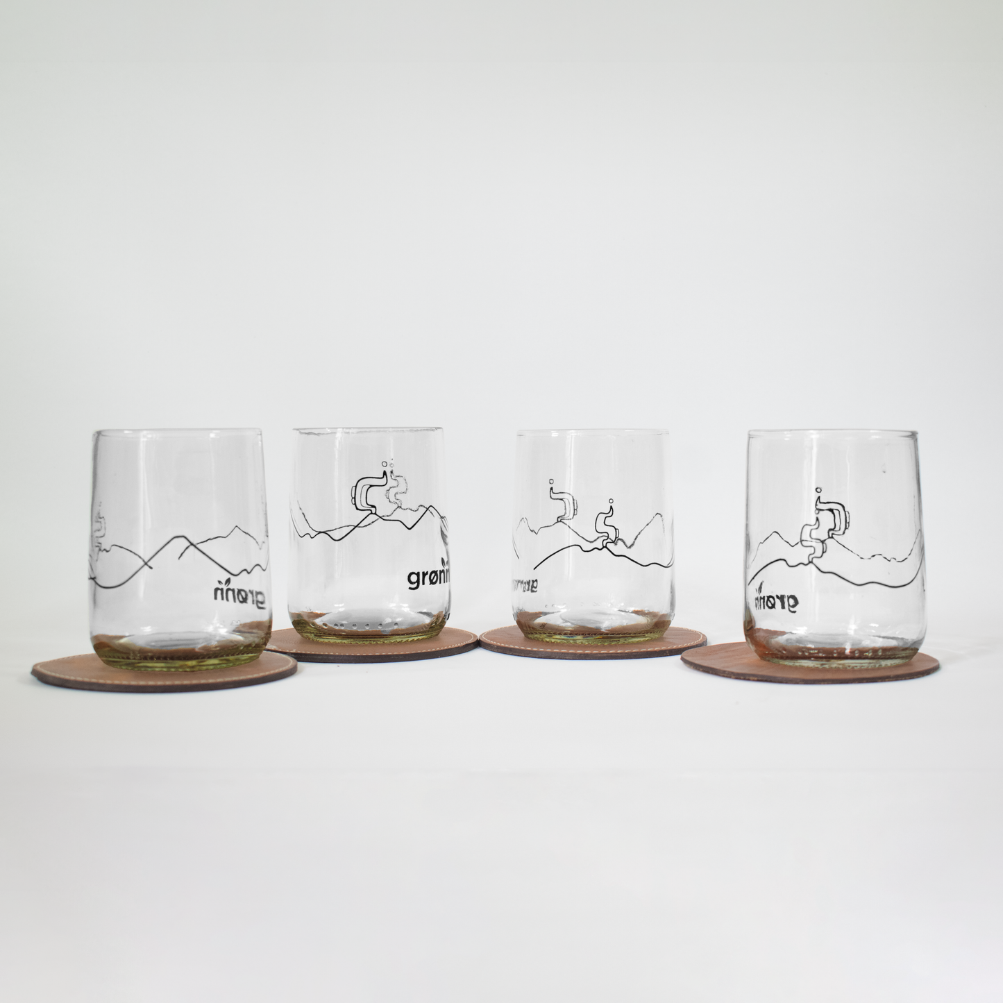 Low Transparent Glass / 4 pack 8oz
