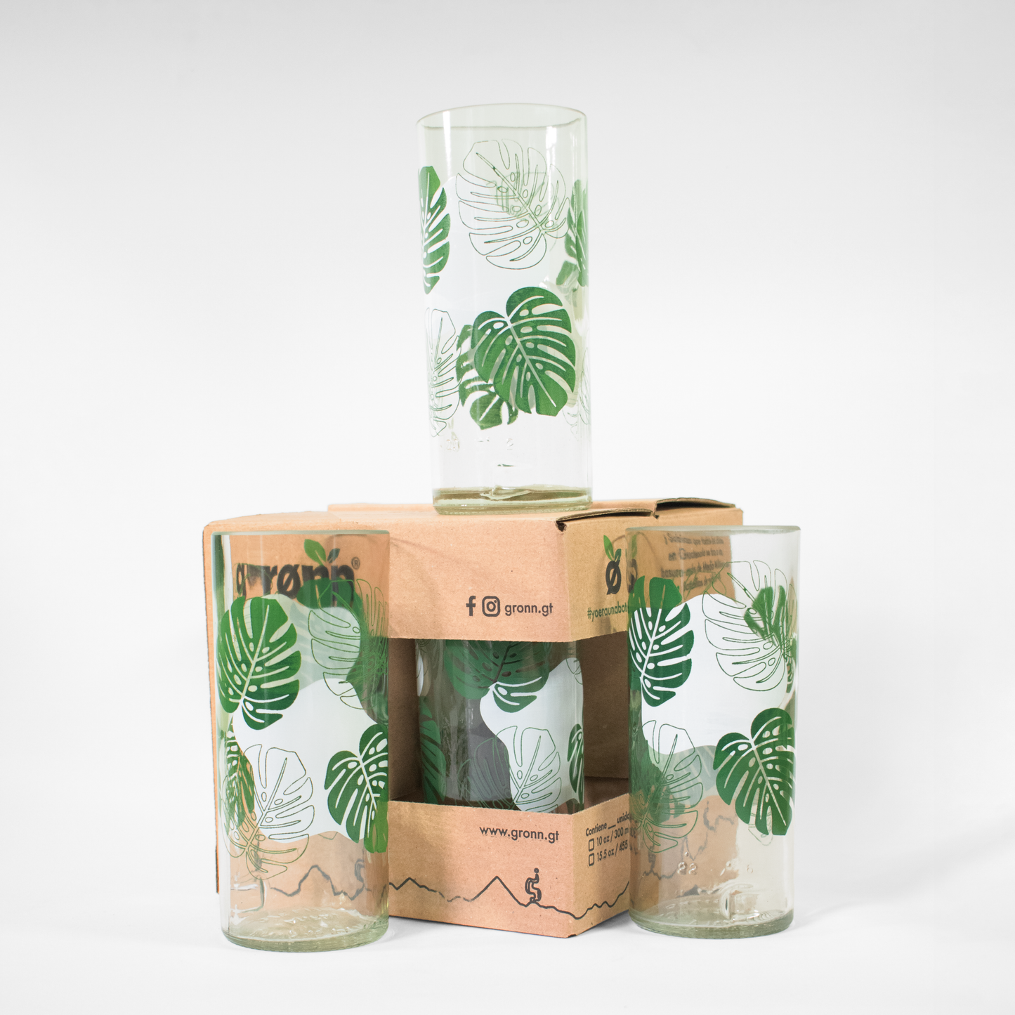 Low Transparent Glass / 4 pack 8oz